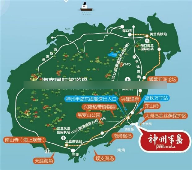 神州半岛区位图