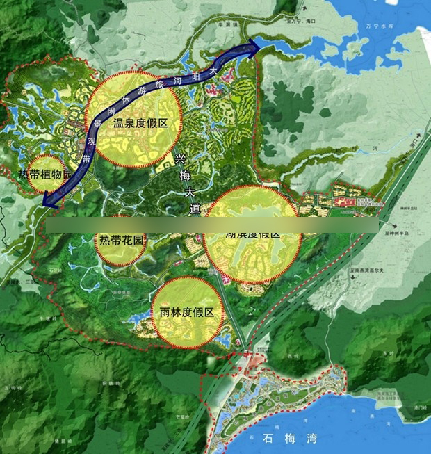 兴隆旅游度假资源图