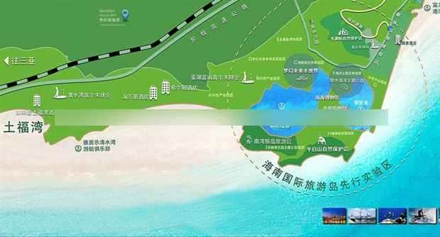 海南国际旅游岛先行试验区规划图