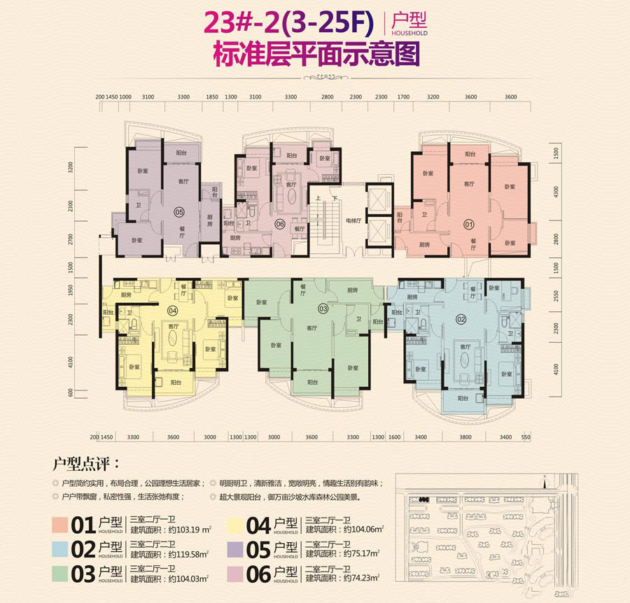23#-2（3-25F）标准层平面示意图.jpg