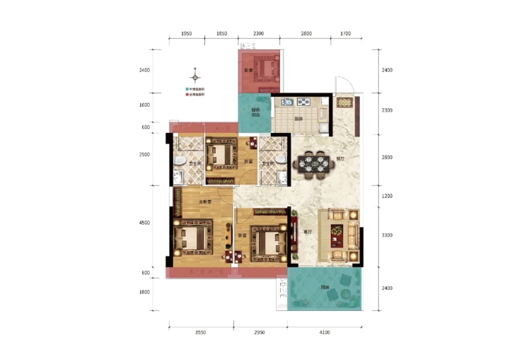 东新高地4栋02户型